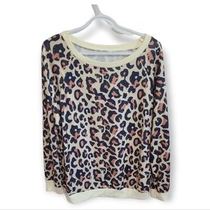 Leopard Print Long-Sleeve